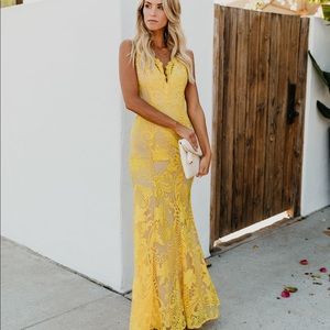 Yellow Prom Dress